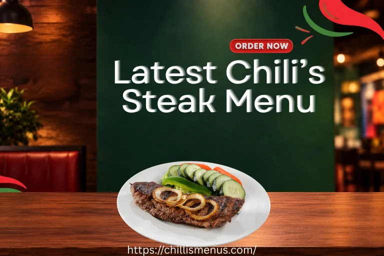 Chili’s Steak Menu