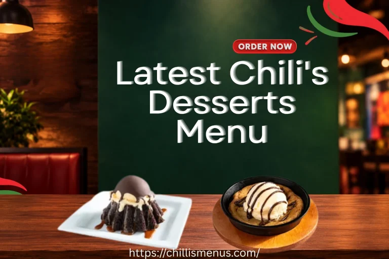 Latest Chili's Desserts Menu